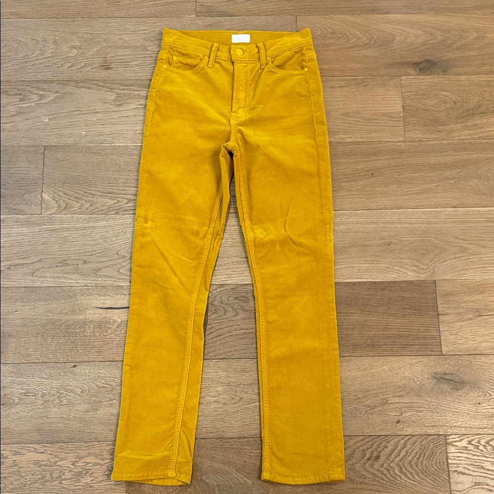 Mother Mid-Rise Dazzler in Honey Corduroy - 24
